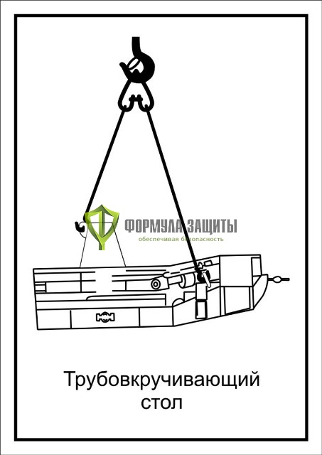 Схема «Трубовкручивающий стол-2» (300х400 мм) от интернет-магазина Формула Защиты