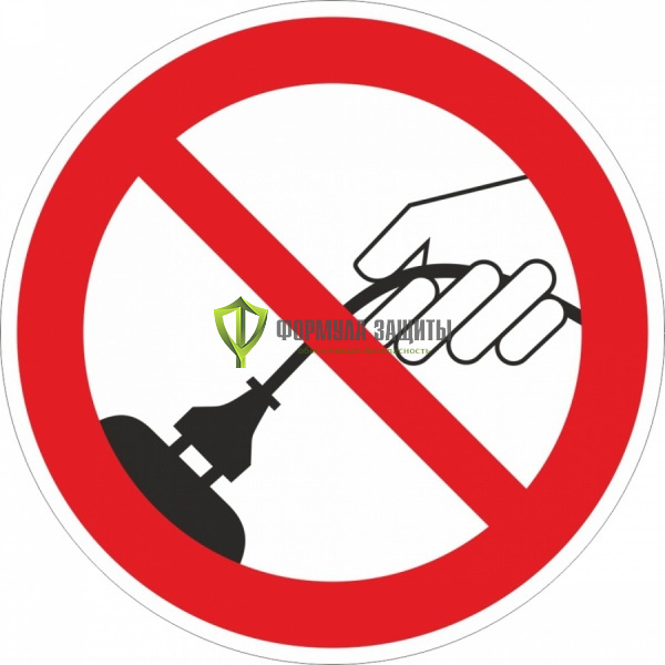 Знак P79 «Не тяни за провод» (пластик) от интернет-магазина Формула Защиты