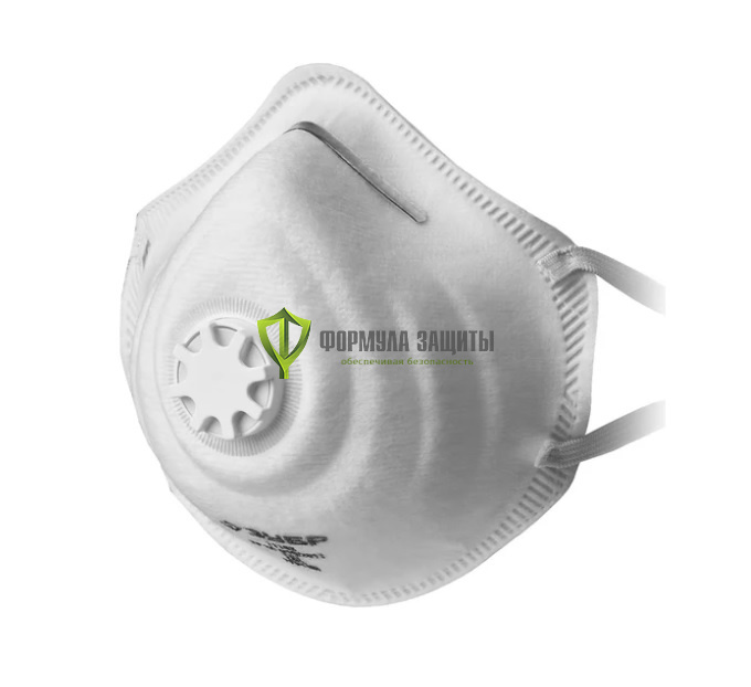 Фильтрующая коническая полумаска ЗУБР ФК-95 FFP2 с клапаном выдоха от интернет-магазина Формула Защиты