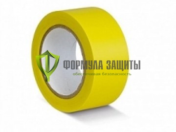 Разметочная лента ПВХ 75х33 (жёлтая) от интернет-магазина Формула Защиты