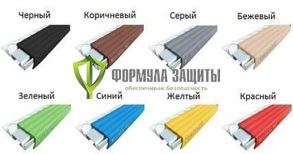 Алюминиевый закладной профиль ALPB 2400х32 (цветной) от интернет-магазина Формула Защиты