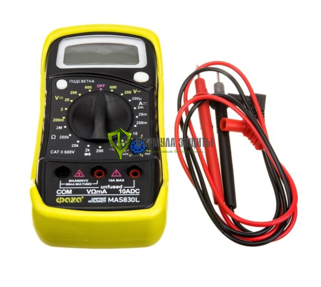 Цифровой мультиметр ФАZА MAS830L от интернет-магазина Формула Защиты