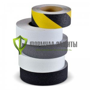 Противоскользящая эластичная лента 25х6 (чёрно-жёлтая) от интернет-магазина Формула Защиты
