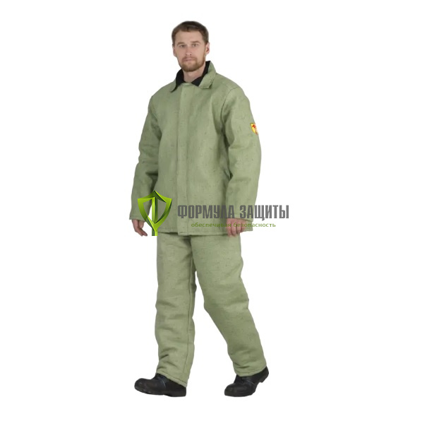Костюм сварщика утепленный брезентовый от интернет-магазина Формула Защиты
