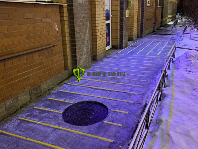 Монтаж алюминиево-резиновых накладок 19.12.2021 г.