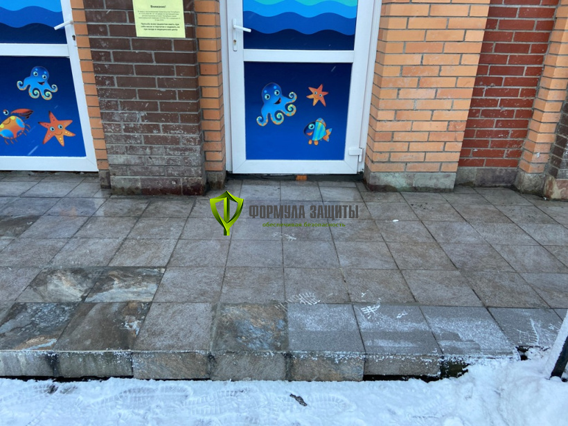 Монтаж алюминиево-резиновых накладок 19.12.2021 г.